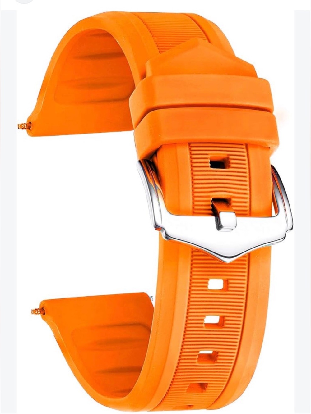 Replacement Silicone Watch Band in Orange for Smartwatches